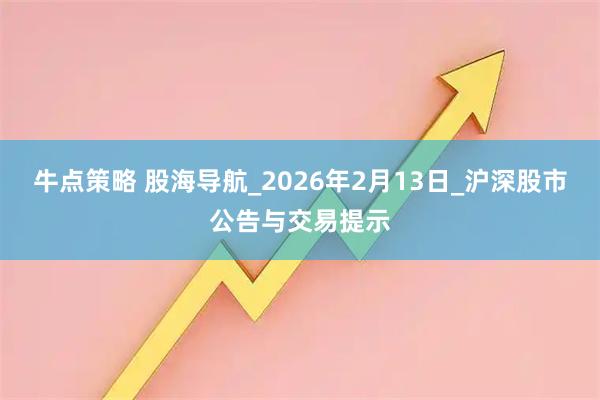 牛点策略 股海导航_2026年2月13日_沪深股市公告与交易提示
